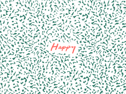 Открытка Happy